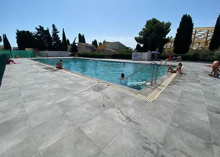 5017 Cap D'agde - Tennis Village Alcove Pour 4 Pers Piscine Et Tennis Apartment Agde